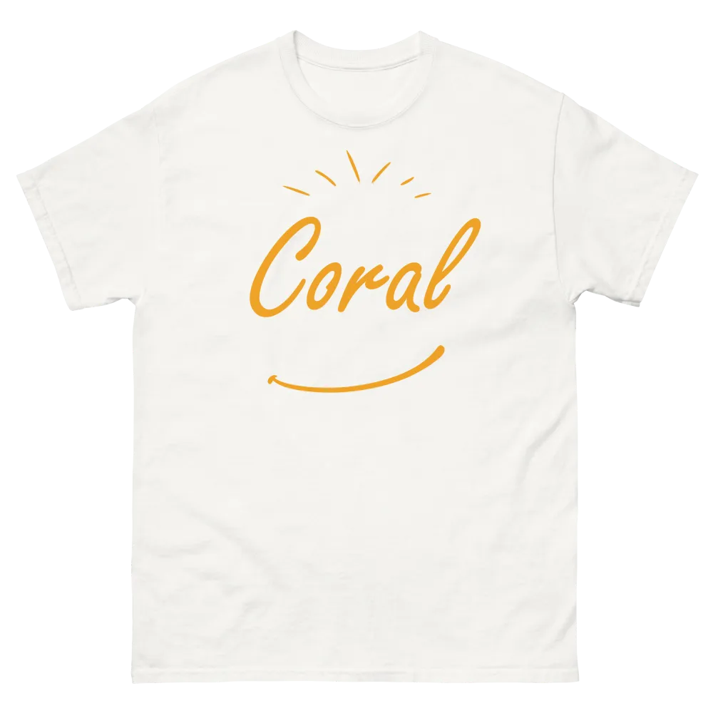 Camiseta Coral white