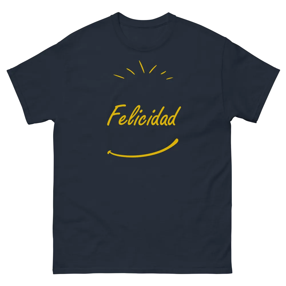 Camiseta Felicidad navy