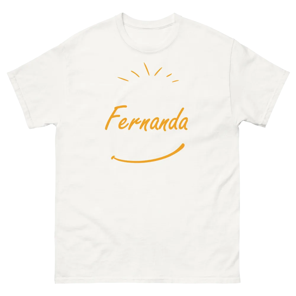 Camiseta Fernanda white