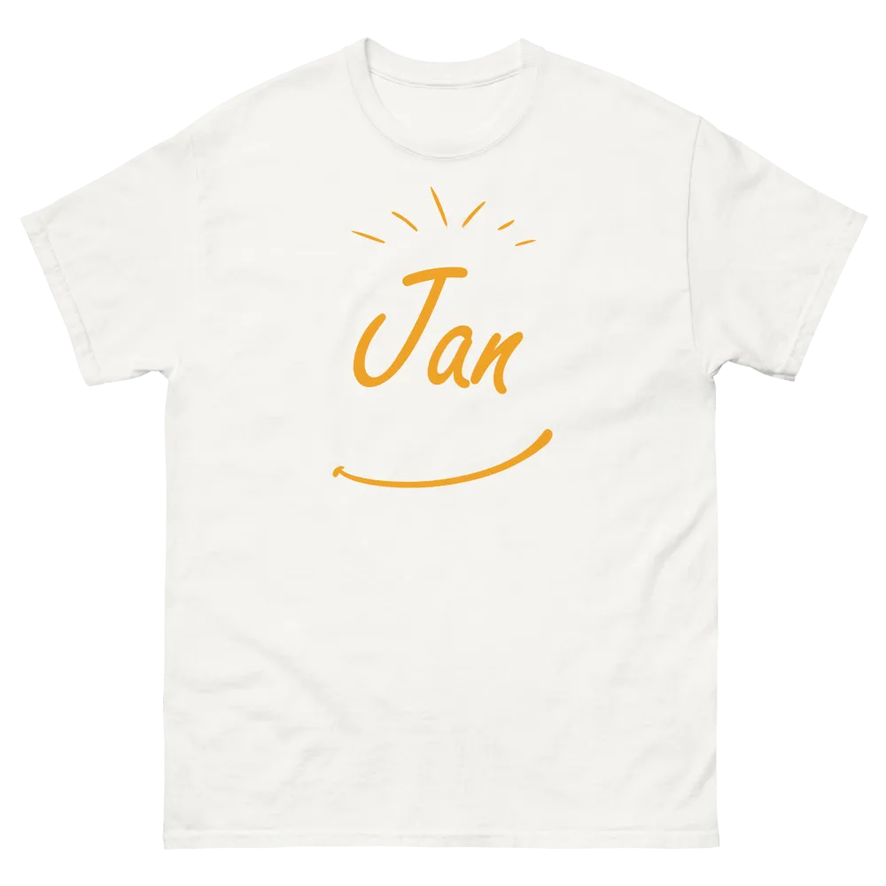 Camiseta Jan white