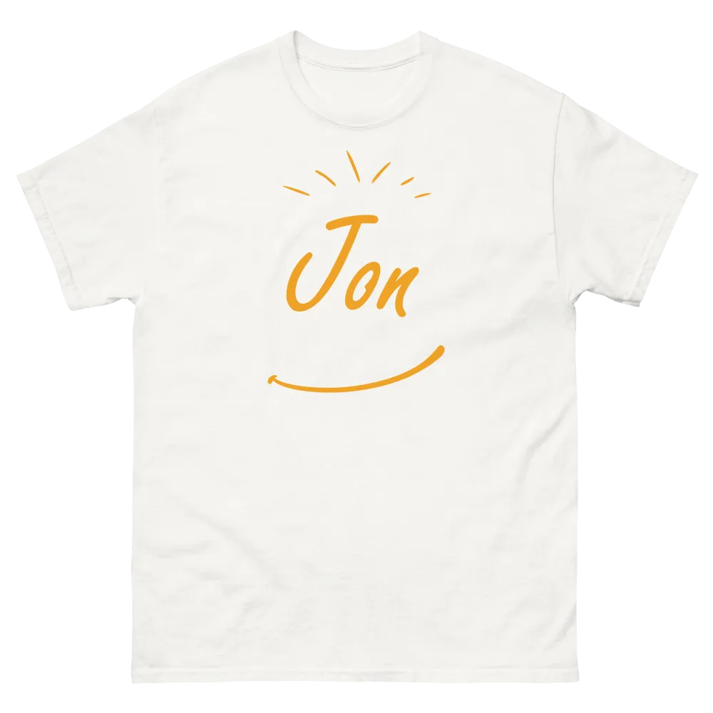 Camiseta Jon white