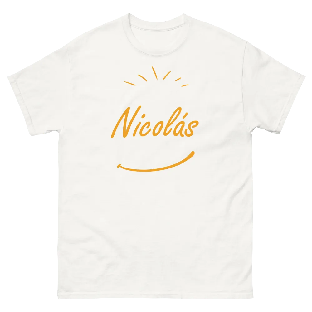 Camiseta Nicolas white