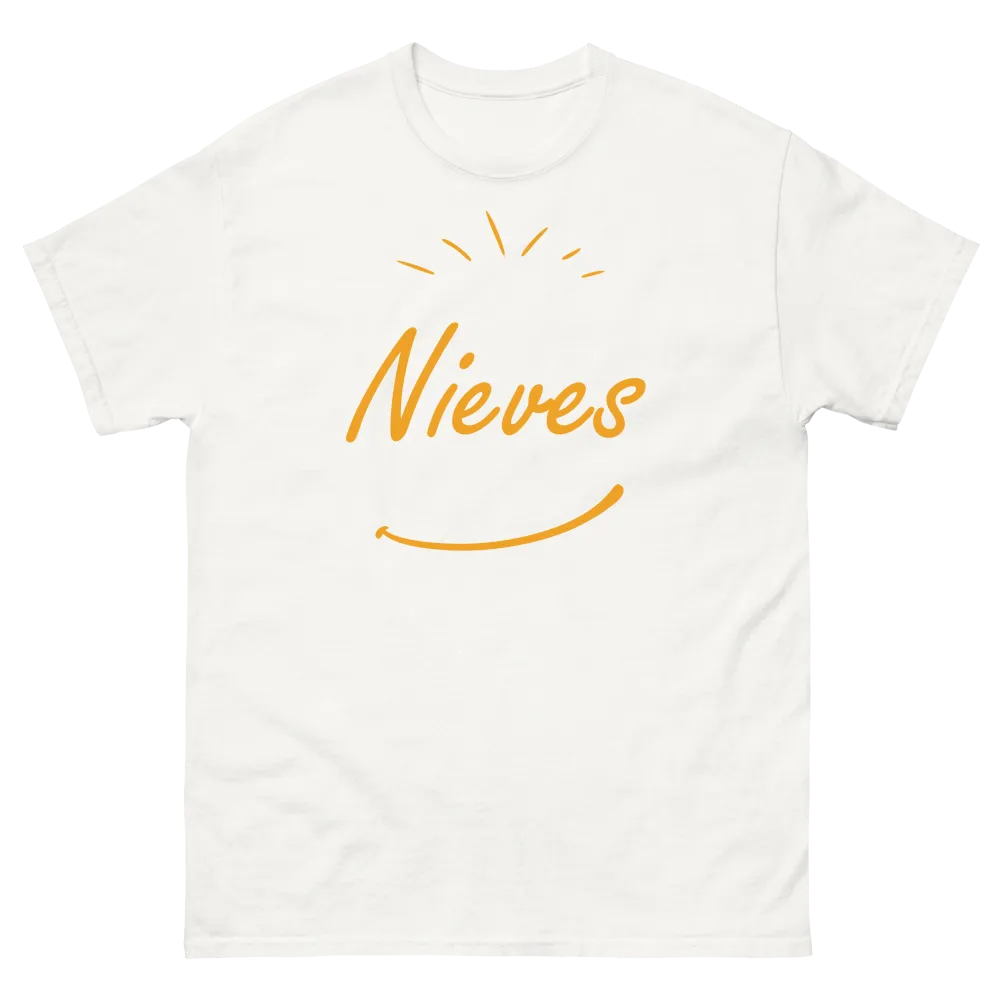 Camiseta Nieves white