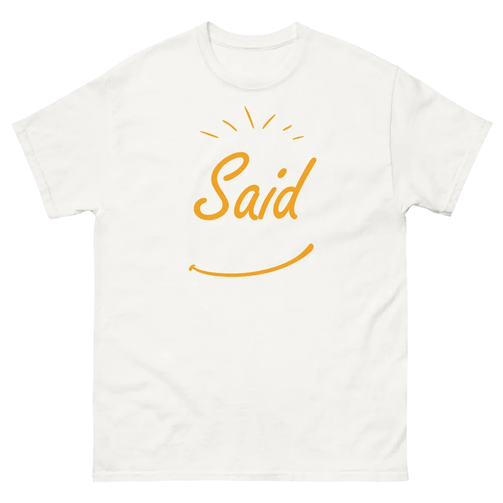 Camiseta Said white
