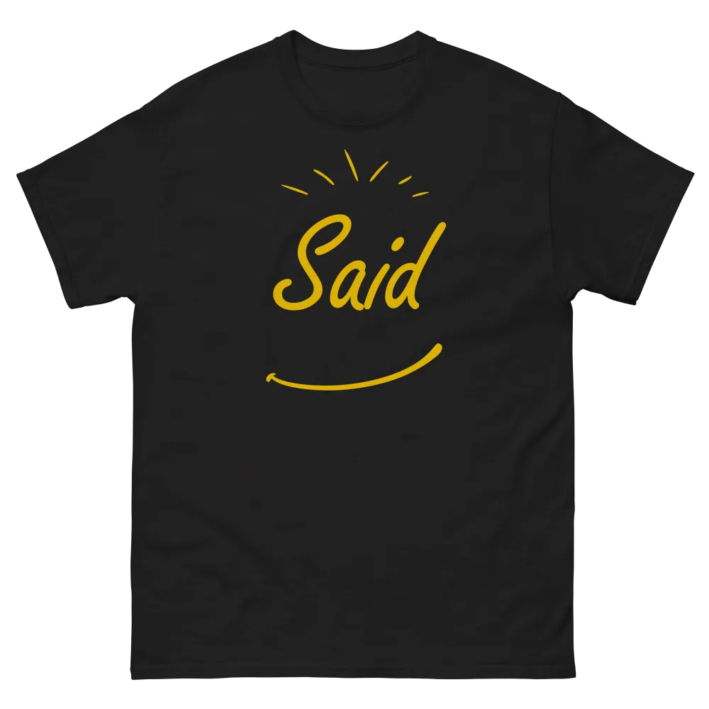 Camiseta Said black