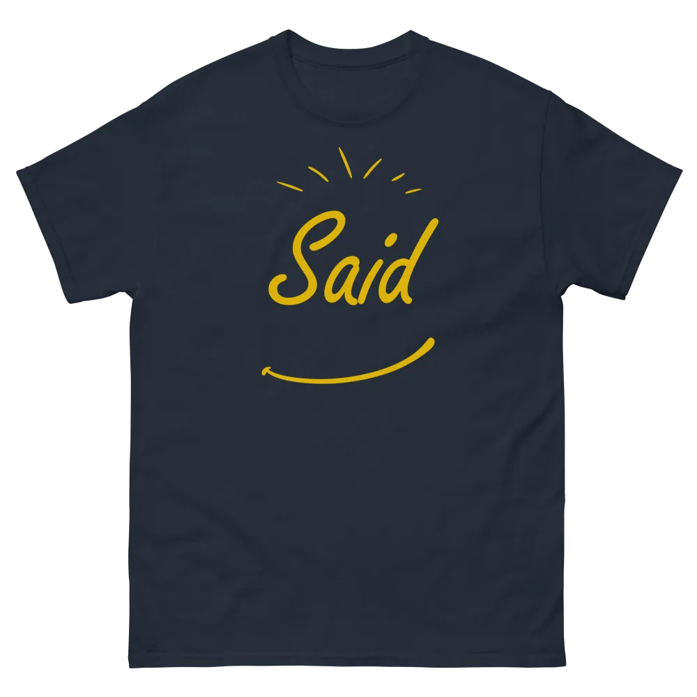 Camiseta Said navy
