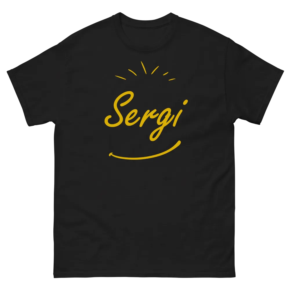 Camiseta Sergi black